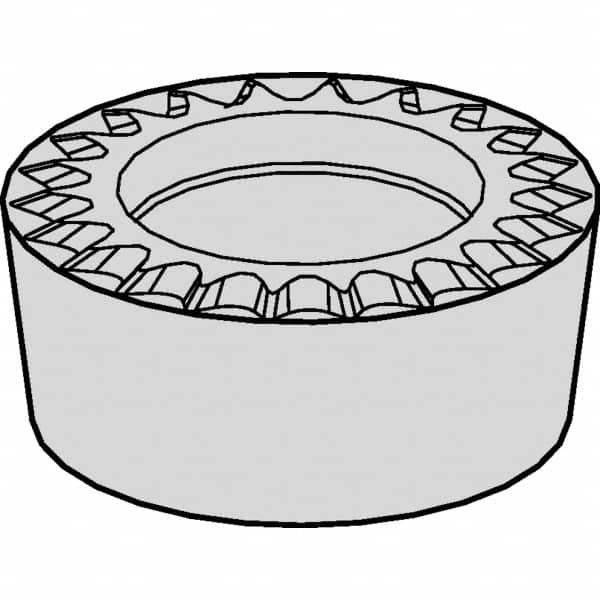 RCMT0803M0MP KCS10B Carbide Turning Insert AlTiN Finish, 8mm Inscribed Circle, 1/8″ Thick, Round