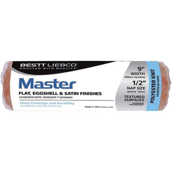 Bestt-Liebco - 1/2" Nap, 9" Wide Paint Roller Cover - Smooth Texture, Polyester - Eagle Tool & Supply