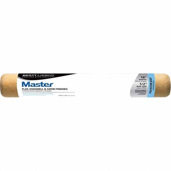 Bestt-Liebco - 1/2" Nap, 18" Wide Paint Roller Cover - Smooth Texture, Polyester - Eagle Tool & Supply