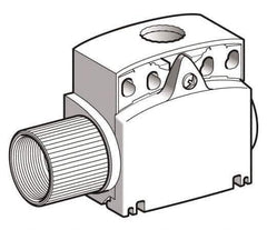 Telemecanique Sensors - 3-1/2 Inch Long, Plastic Body, Limit Switch Body - For Use with ZCE01, ZCE02, ZCE05, ZCE06, ZCE07, ZCE08, ZCE09, ZCE10, ZCE11, ZCE13, ZCE14, ZCE21, ZCE24, ZCE27, ZCE28, ZCE29, ZCE62, ZCE63, ZCE64, ZCE65, ZCE66, ZCE67, ZCEH0, ZCEH2 - Eagle Tool & Supply
