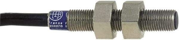 Telemecanique Sensors - NPN, 1mm Detection, Cylinder, Inductive Proximity Sensor - 3 Wires, IP67, 5 to 24 VDC, M5x0.5 Thread, 29mm Long - Eagle Tool & Supply