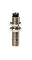 Telemecanique Sensors - NPN, 2mm Detection, Cylinder, Inductive Proximity Sensor - 3 Wires, IP67, 12 to 24 VDC, M12x1 Thread, 53mm Long - Eagle Tool & Supply