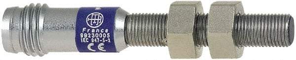 Telemecanique Sensors - PNP, 0.8mm Detection, Cylinder, Inductive Proximity Sensor - 3 Wires, IP67, 5 to 24 VDC, M5x0.5 Thread, 41mm Long - Eagle Tool & Supply