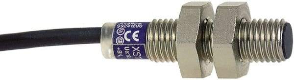 Telemecanique Sensors - PNP, 2.5mm Detection, Cylinder, Inductive Proximity Sensor - 3 Wires, IP67, 12 VDC, 12 VDC, 24 VDC, M8x1 Thread, 33mm Long - Eagle Tool & Supply