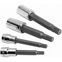 SK - 4 Piece 3/8 & 1/2" Drive Metric Triple Square Bit Socket Set - Eagle Tool & Supply