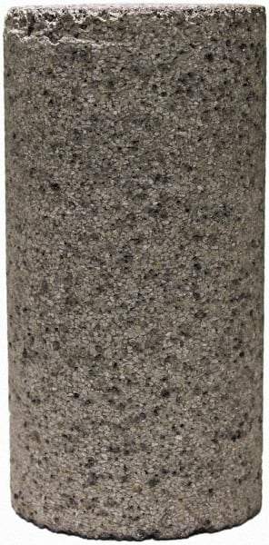 Tru-Maxx - Type 18, 2" Max Diam, 4" Head Thickness, 16 Grit Oval Cone - Zirconia Alumina, Coarse Grade, 5/8-11 Shank Thread - Eagle Tool & Supply