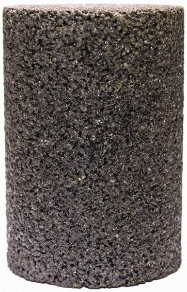 Tru-Maxx - Type 18, 2" Max Diam, 4" Head Thickness, 20 Grit Oval Cone - Zirconia Alumina, Coarse Grade, 5/8-11 Shank Thread - Eagle Tool & Supply