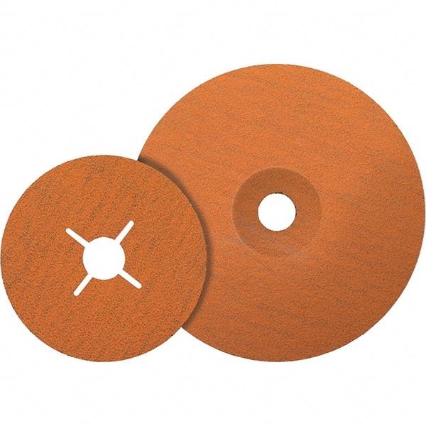 WALTER Surface Technologies - 7" Diam 7/8" Hole 120 Grit Fiber Disc - Ceramic, Series 15-X, Coolcut XX - Eagle Tool & Supply