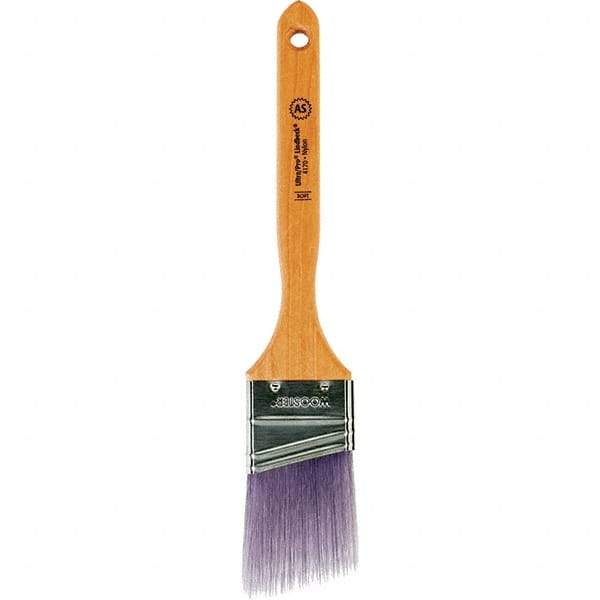 Wooster Brush - 2" Angled Synthetic Sash Brush - 2-11/16" Bristle Length, 7.77" Maple Fluted Handle - Eagle Tool & Supply