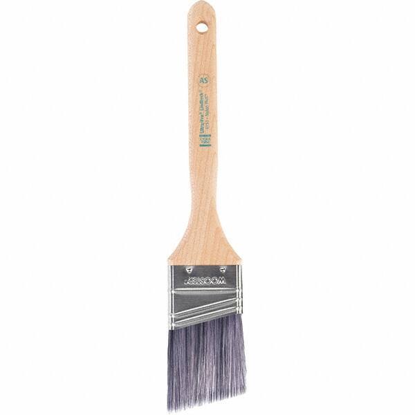 Wooster Brush - 2" Angled Synthetic Sash Brush - 2-11/16" Bristle Length, 7.88" Maple Fluted Handle - Eagle Tool & Supply