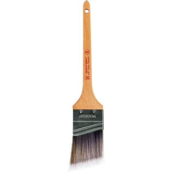 Wooster Brush - 2" Angled Nylon/Polyester Sash Brush - 2-7/16" Bristle Length, 8" Maple Rattail Handle - Eagle Tool & Supply