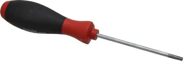 Wiha - T25 Torx Driver - 100mm Blade Length, 8-1/4" OAL, Ergonomic Handle - Eagle Tool & Supply