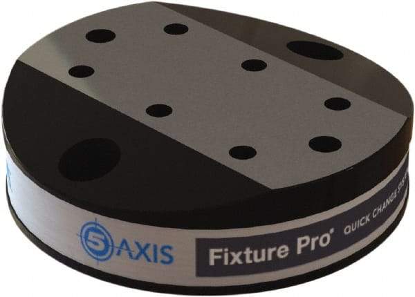 Jergens - 130mm Long x 130mm Wide x 35mm High Steel Fixture Plate - 35mm Plate Thickness - Eagle Tool & Supply