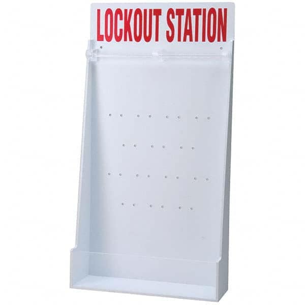 Brady - Empty Polystyrene Lockout Device Station - Eagle Tool & Supply