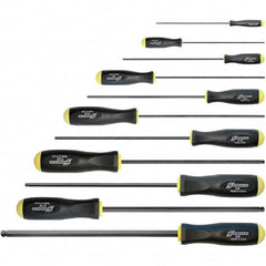 Bondhus - Hex Driver Sets Tool Type: Ball End Size Range (Inch): 5/64 - 3/8 - Eagle Tool & Supply