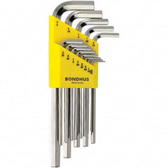 Bondhus - Hex Key Sets Tool Type: Hex Handle Type: L-Key Long Arm - Eagle Tool & Supply