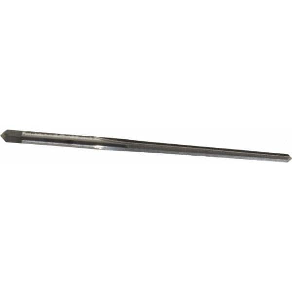 Alvord Polk - #5/0 Pin, 0.0966" Diam, 0.0719" Small End, 0.1094" Diam Straight Shank, 1-3/16" Flute, Taper Pin Reamer - Eagle Tool & Supply