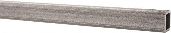 Value Collection - 1 Inch Square x 6 Ft. Long, Low Carbon Steel, Square Welded Tube - 0.12 Inch Wall Thickness, Low Carbon Grade - Eagle Tool & Supply