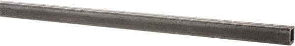 Value Collection - 1/2 Inch Square x 6 Ft. Long, Low Carbon Steel, Square Welded Tube - 0.06 Inch Wall Thickness, Low Carbon Grade - Eagle Tool & Supply
