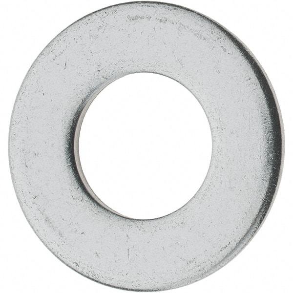 Value Collection - 1/2" Screw, Grade 18-8 Stainless Steel Standard Flat Washer - 17/32" ID x 1-1/16" OD, 0.095" Thick - Eagle Tool & Supply