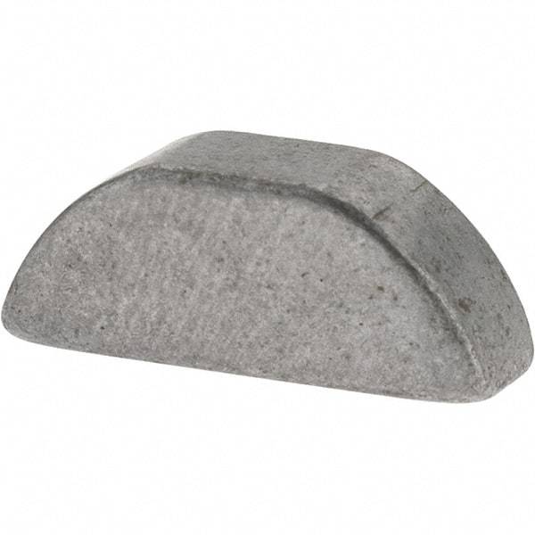 Value Collection - #605 Standard Woodruff Key - 5/8" Long x 3/16" Wide, Steel - Eagle Tool & Supply