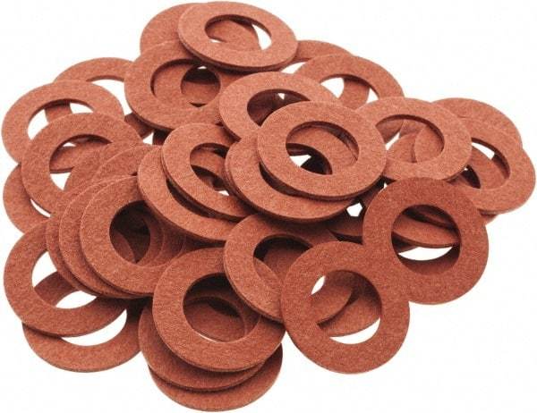 Value Collection - Vulcanized Fibre Standard Flat Washer - 0.312" ID x 9/16" OD, 0.031" Thick, Plain Finish - Eagle Tool & Supply