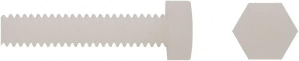 Electro Hardware - 1/4-20, 7/16" Long Hex Head Cap Screw - Eagle Tool & Supply