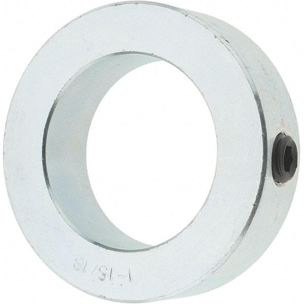 Value Collection - 1-15/16" Bore, Steel, Set Screw Shaft Collar - 3" Outside Diam, 7/8" Wide - Eagle Tool & Supply