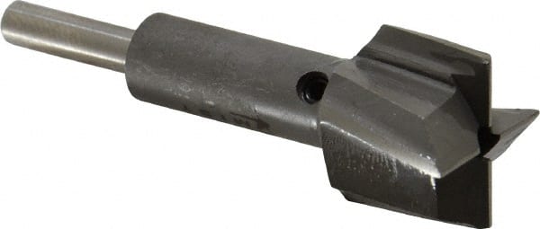Made in USA - 31/32" Diam, 1/4" Shank, Diam, 4 Flutes, Straight Shank, Interchangeable Pilot Counterbore - Eagle Tool & Supply