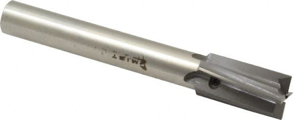 Made in USA - 5/8" Diam, 1/2" Shank, Diam, 4 Flutes, Straight Shank, Interchangeable Pilot Counterbore - Eagle Tool & Supply