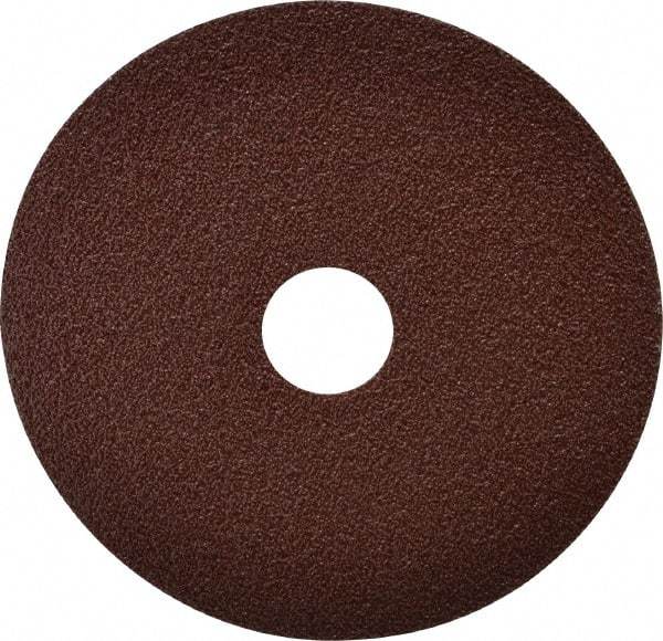 3M - 4-1/2" Diam 7/8" Hole 80 Grit Fiber Disc - Medium Grade, Ceramic, 13,300 Max RPM, Series 982C - Eagle Tool & Supply