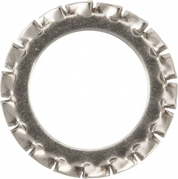 Value Collection - M16 Screw, 17mm ID, Stainless Steel External Tooth Lock Washer - 26mm OD, Uncoated, Grade 316 & Austenitic A4 - Eagle Tool & Supply