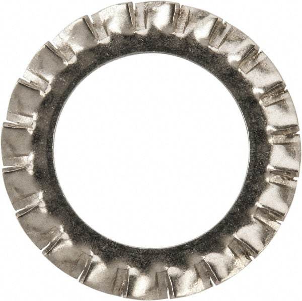 Value Collection - M20 Screw, 21mm ID, Stainless Steel External Tooth Lock Washer - 33mm OD, Uncoated, Grade 316 & Austenitic A4 - Eagle Tool & Supply