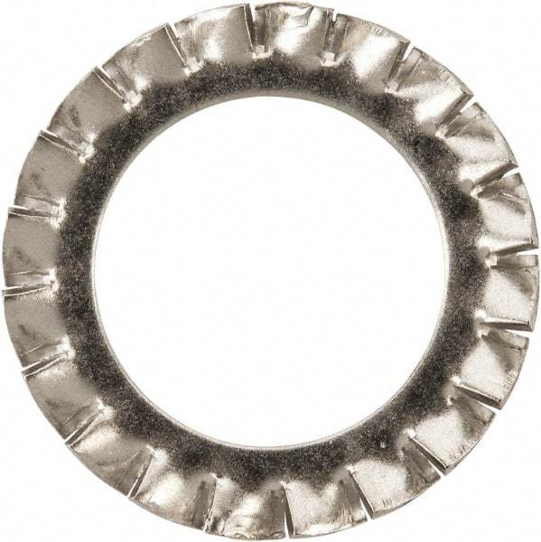Value Collection - M22 Screw, 23mm ID, Stainless Steel External Tooth Lock Washer - 36mm OD, Uncoated, Grade 316 & Austenitic A4 - Eagle Tool & Supply