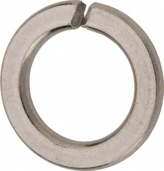 Value Collection - M18, 18.2mm ID, 29.4mm OD, 3.5mm Thick Split Lock Washer - 316 Austenitic Grade A4 Stainless Steel, Uncoated, 18.2mm Min ID, 19mm Max ID, 29.4mm Max OD - Eagle Tool & Supply