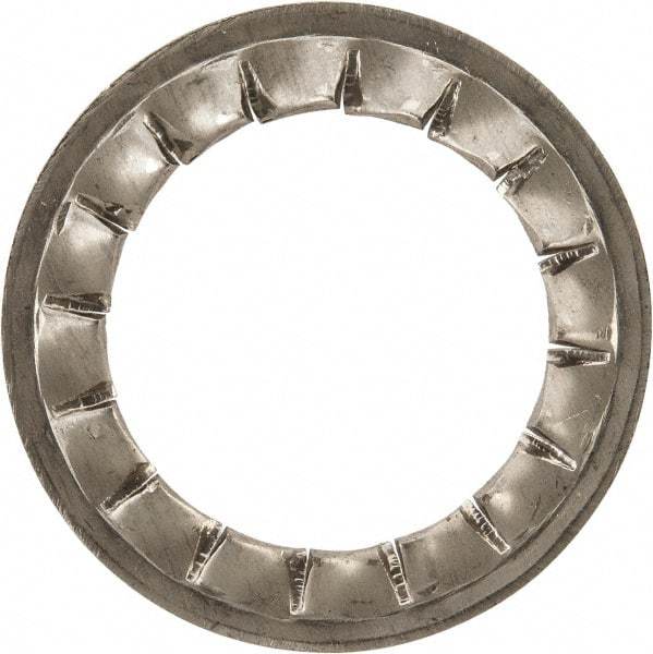 Value Collection - M24 Screw, 25mm ID, Stainless Steel Internal Tooth Lock Washer - 38mm OD, Uncoated, Grade 316 & Austenitic A4 - Eagle Tool & Supply