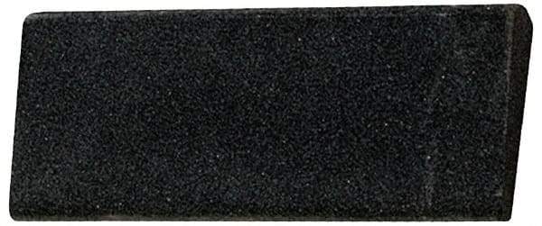 Made in USA - 4-1/2" Long x 1-3/4" Diam x 1/2" Thick, Silicon Carbide Sharpening Stone - Round, Coarse Grade - Eagle Tool & Supply