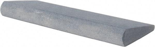 Made in USA - 4-1/2" Long x 1-3/4" Diam x 1/2" Thick, Silicon Carbide Sharpening Stone - Round, Fine Grade - Eagle Tool & Supply