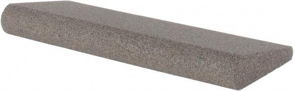 Made in USA - 4-1/2" Long x 1-3/4" Diam x 1/2" Thick, Aluminum Oxide Sharpening Stone - Round, Coarse Grade - Eagle Tool & Supply