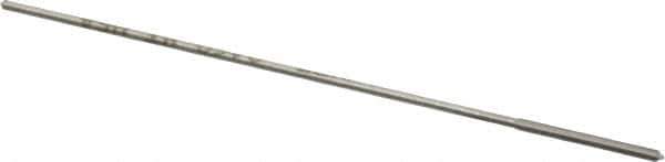Made in USA - 0.046" High Speed Steel 4 Flute Chucking Reamer - Straight Flute, 0.039" Straight Shank, 1/2" Flute Length, 2-1/2" OAL - Eagle Tool & Supply