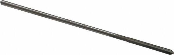 Made in USA - 0.0865" High Speed Steel 4 Flute Chucking Reamer - Straight Flute, 0.081" Straight Shank, 3/4" Flute Length, 3" OAL - Eagle Tool & Supply