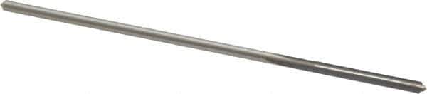 Made in USA - 0.0985" High Speed Steel 4 Flute Chucking Reamer - Straight Flute, 0.0928" Straight Shank, 7/8" Flute Length, 3-1/2" OAL - Eagle Tool & Supply