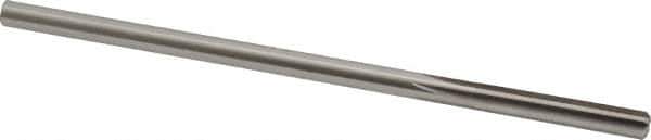 Made in USA - 0.2175" High Speed Steel 6 Flute Chucking Reamer - Straight Flute, 0.2075" Straight Shank, 1-1/4" Flute Length, 5" OAL - Eagle Tool & Supply