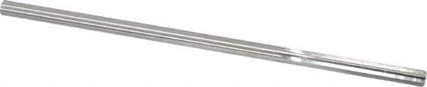 Made in USA - 0.2345" High Speed Steel 6 Flute Chucking Reamer - Straight Flute, 0.2265" Straight Shank, 1-1/2" Flute Length, 6" OAL - Eagle Tool & Supply