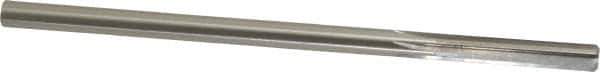Made in USA - 9/32" High Speed Steel 6 Flute Chucking Reamer - Straight Flute, 1/4" Straight Shank, 1-1/2" Flute Length, 6" OAL - Eagle Tool & Supply