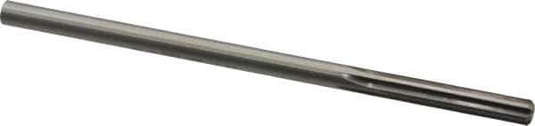 Made in USA - 0.283" High Speed Steel 6 Flute Chucking Reamer - Straight Flute, 1/4" Straight Shank, 1-1/2" Flute Length, 6" OAL - Eagle Tool & Supply