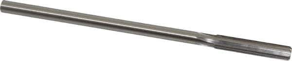 Made in USA - 0.357" High Speed Steel 6 Flute Chucking Reamer - Straight Flute, 0.3105" Straight Shank, 1-3/4" Flute Length, 7" OAL - Eagle Tool & Supply