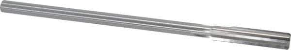 Made in USA - 0.387" High Speed Steel 6 Flute Chucking Reamer - Straight Flute, 0.3105" Straight Shank, 1-3/4" Flute Length, 7" OAL - Eagle Tool & Supply