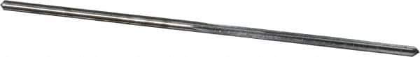Made in USA - #58 High Speed Steel 4 Flute Chucking Reamer - Straight Flute, 0.042" Straight Shank, 1/2" Flute Length, 1-5/8" OAL - Eagle Tool & Supply