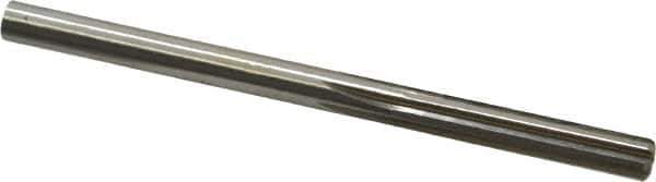 Made in USA - Letter H High Speed Steel 6 Flute Chucking Reamer - Straight Flute, 0.266" Straight Shank, 1-1/2" Flute Length, 4-1/8" OAL - Eagle Tool & Supply